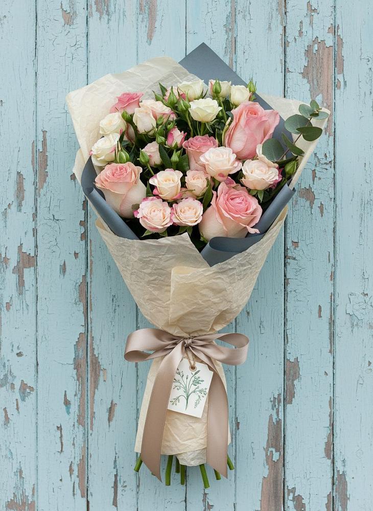 Букет цветов из: Розы в Выездное