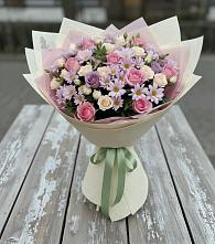 Букет цветов из:  Розы и Хризантемы в Выездное