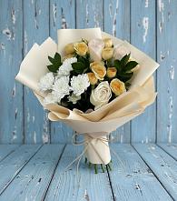 Букет цветов из:  Розы и Хризантемы в Выездное