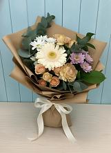 Букет цветов из:  Герберы и Хризантемы в Выездное