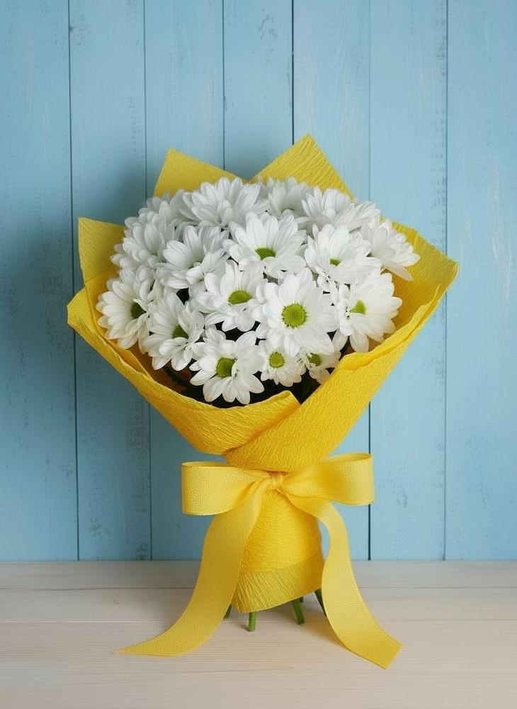 Букет цветов из: Хризантемы в Выездное