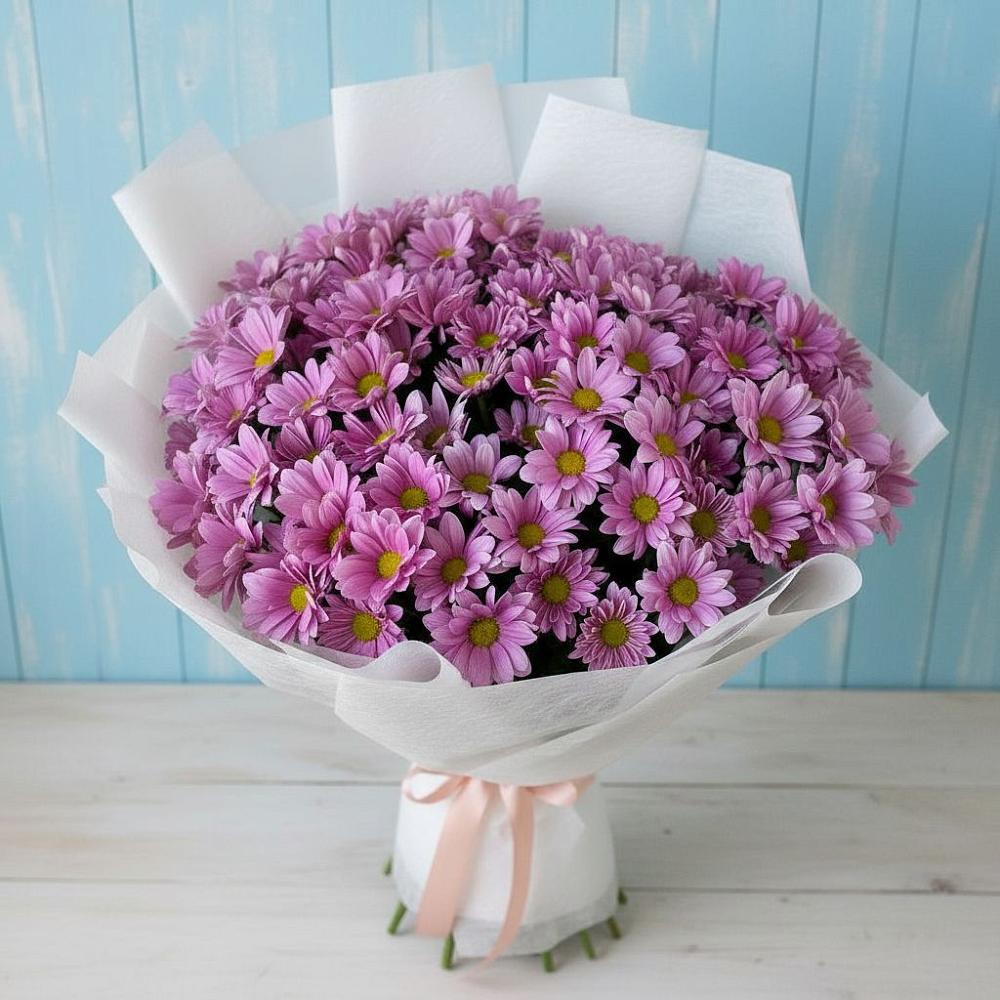 Букет цветов из: Хризантемы в Выездное