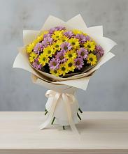 Букет цветов из:  Хризантемы в Выездное