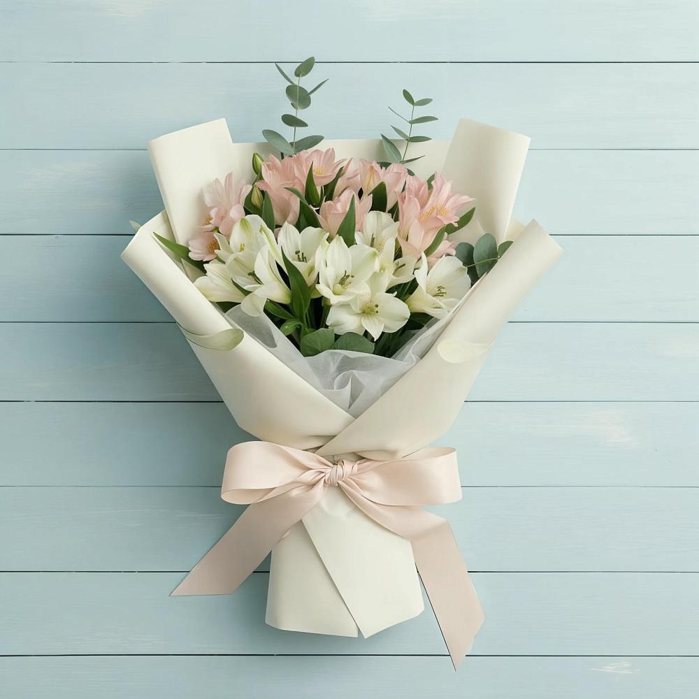 Букет цветов из: Альстромерии в Выездное