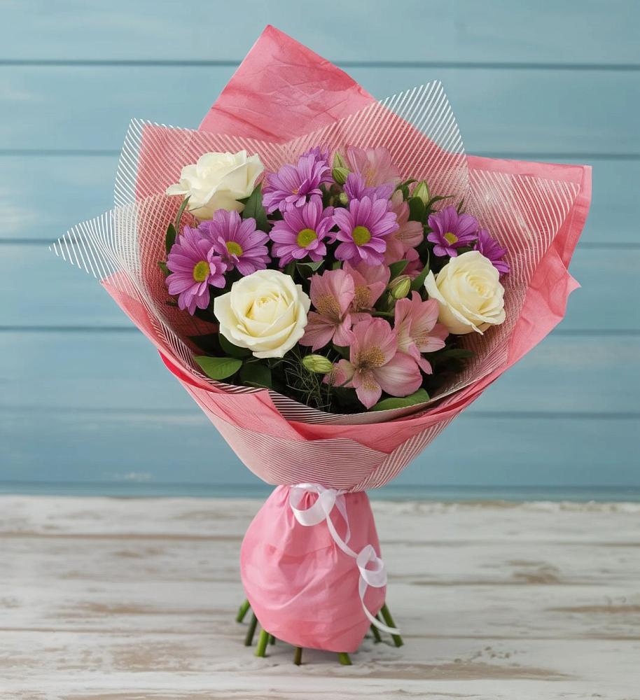 Букет цветов из: Герберы в Выездное