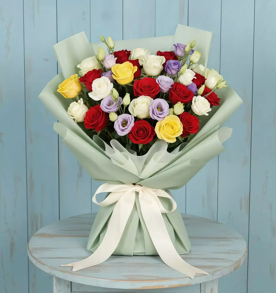 Букет цветов из: Розы в Выездное