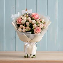 Букет цветов из:  Розы в Выездное